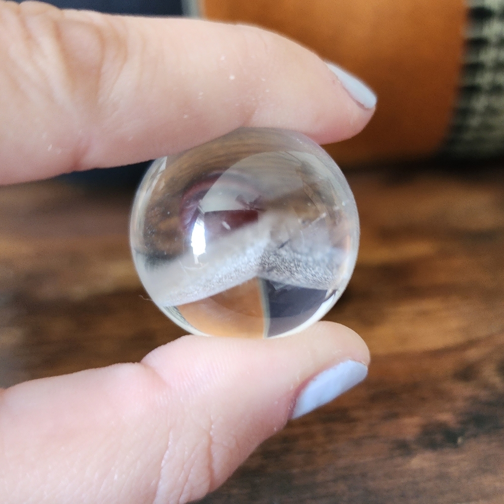 Mini Phantom Quartz Sphere - Picture 2 of 2